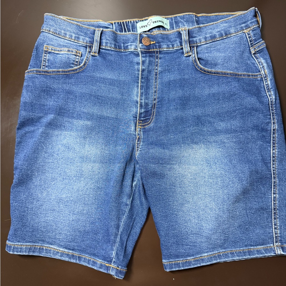 Blue Denim Shorts